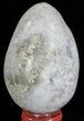 Crystal Filled Celestine (Celestite) Egg - Madagascar #66108-2